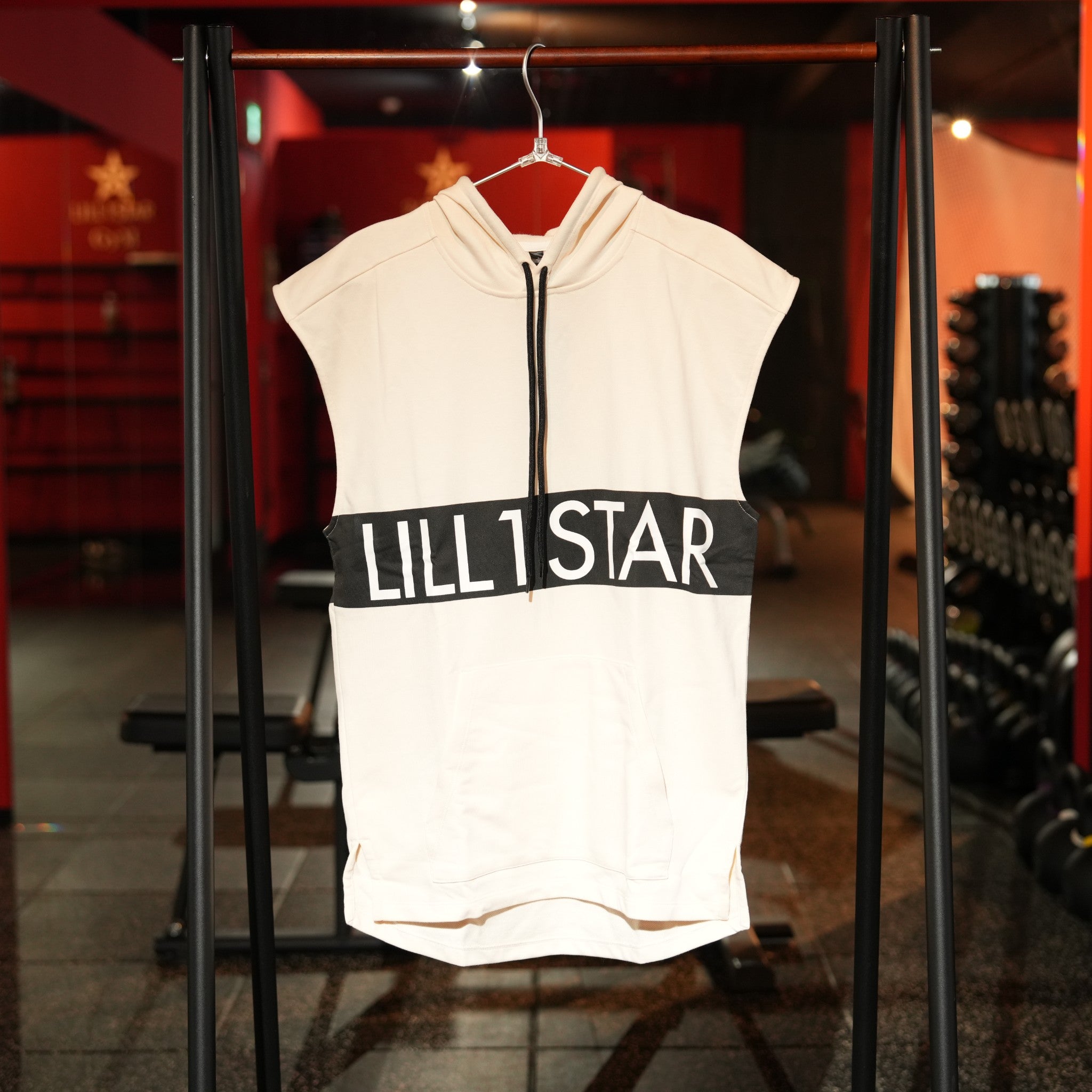 LINE LOGO NO-SLEEVE PARKA
